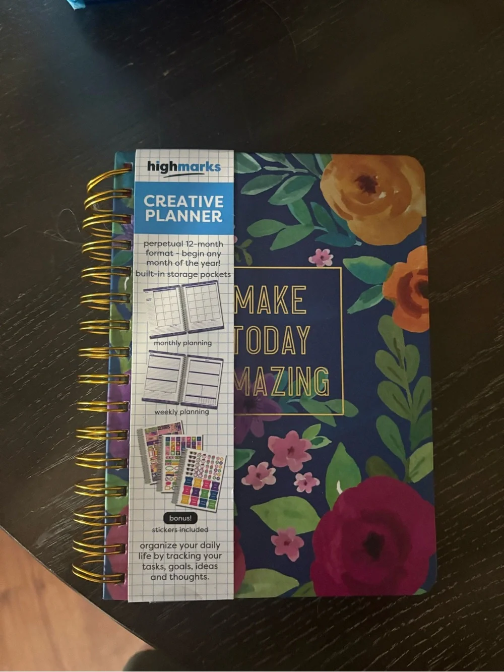 Highmarks Creative Planner - Navy Floral
